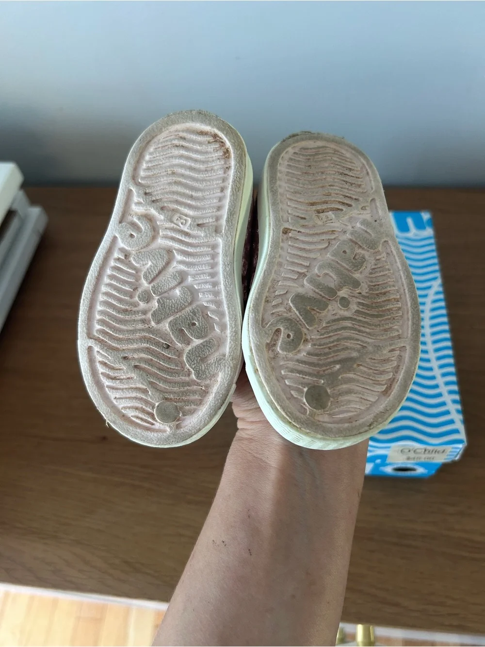 Kids' Pink Glitter Native Jefferson Shoes